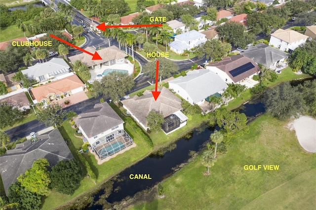 3502 Dunes Vista Dr, Pompano Beach, FL 33069 - aerial view of property and surrounding area with nearby suburban area