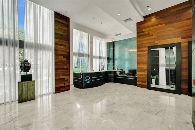 7930 E Dr Unit 1806, North Bay Village, FL 33141 - community lobby featuring wooden walls
