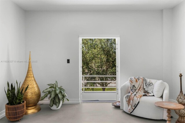600 NE 55th Ter, Miami, FL 33137 - living area with baseboards