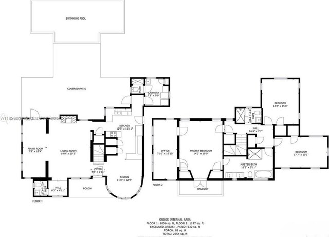 600 NE 55th Ter, Miami, FL 33137 - view of floor plan / room layout