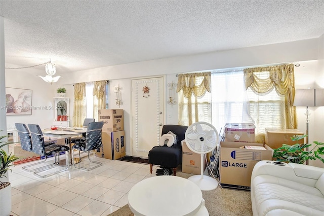 13355 SW 9th Ct Unit 413H, Pembroke Pines, FL 33027 - living room with a textured ceiling