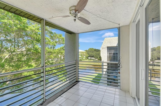 9311 Orange Grove Dr Unit 409, Davie, FL 33324 - balcony with a ceiling fan
