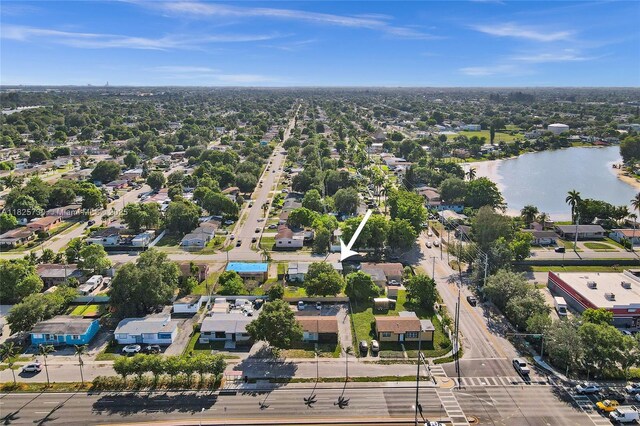 17415 NW 27th Ct, Miami Gardens, FL 33056 - aerial perspective of suburban area with a nearby body of water