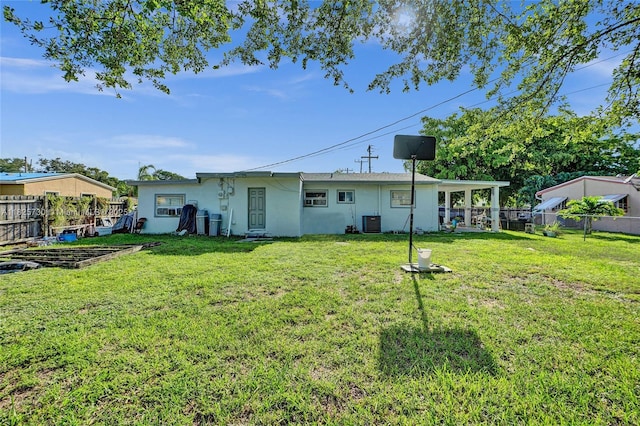 17415 NW 27th Ct, Miami Gardens, FL 33056 - rear view of property featuring stucco siding and a fenced backyard