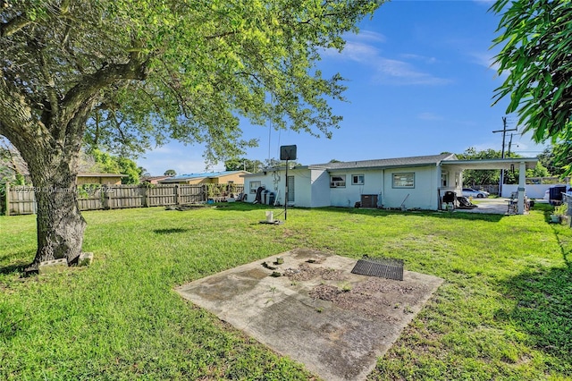 17415 NW 27th Ct, Miami Gardens, FL 33056 - view of yard with an attached carport