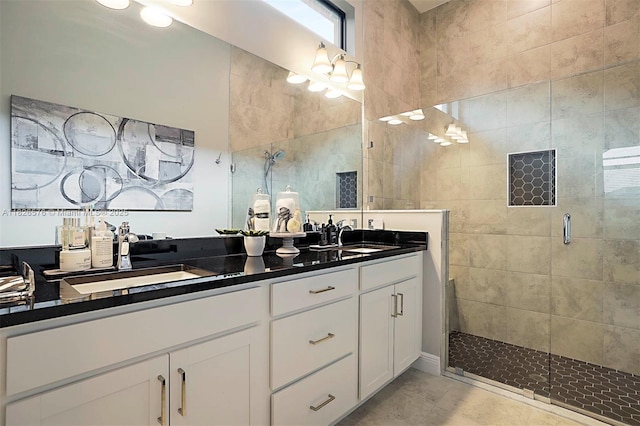9190 SW Esule Way, Port St Lucie, FL 34987 - full bath featuring double vanity and a stall shower