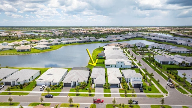 9190 SW Esule Way, Port St Lucie, FL 34987 - aerial view of residential area with a large body of water