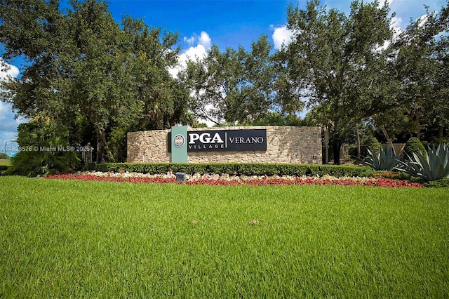 9190 SW Esule Way, Port St Lucie, FL 34987 - community sign with a yard