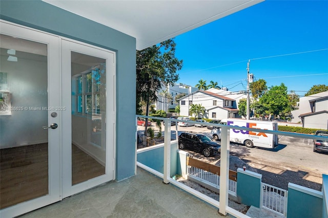 824 SE 12th Ct Unit 1, Fort Lauderdale, FL 33316 - balcony featuring french doors