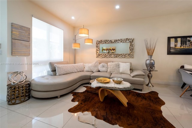 10260 NW 63rd Ter Unit 208, Doral, FL 33178 - living area with tile patterned flooring and recessed lighting