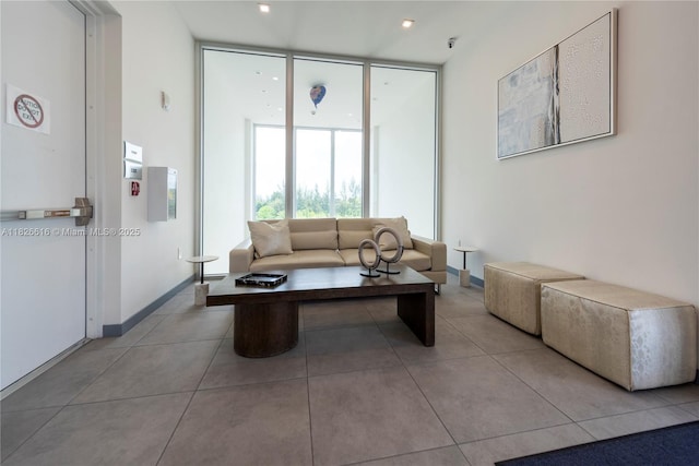 10260 NW 63rd Ter Unit 208, Doral, FL 33178 - living area featuring light tile patterned floors