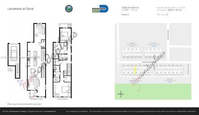 10260 NW 63rd Ter Unit 208, Doral, FL 33178 - view of room layout