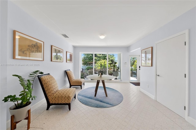 2010 NE 122nd Rd, North Miami, FL 33181 - sitting room featuring baseboards