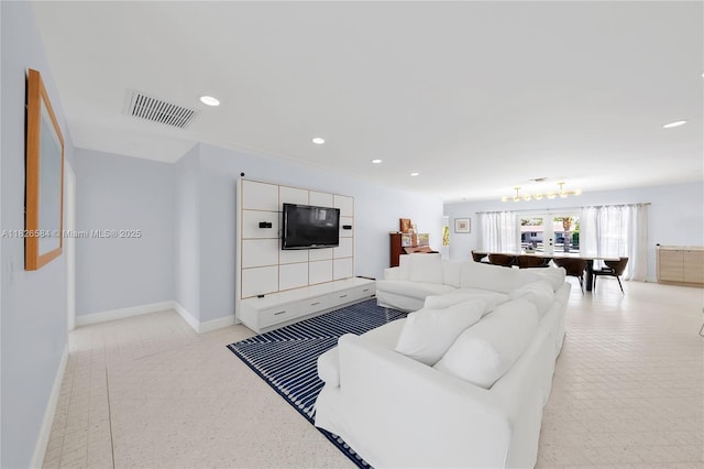 2010 NE 122nd Rd, North Miami, FL 33181 - living area with recessed lighting