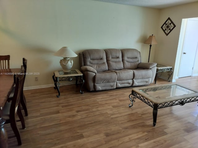 13791 Flora Pl Unit B, Delray Beach, FL 33484 - living area with wood finished floors and baseboards
