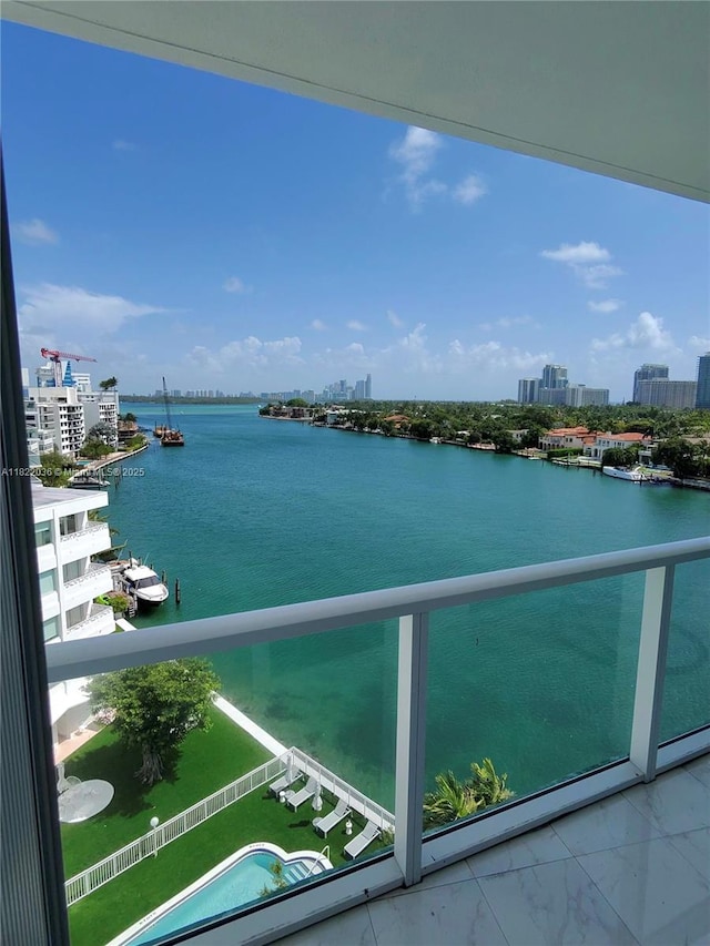 9821 E Bay Harbor Dr Unit 903, Bay Harbor Islands, FL 33154 - water view with nearby urban area
