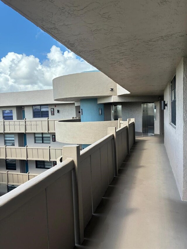 1100 Colony Point Cir Unit 504, Pembroke Pines, FL 33026 - balcony with elevator