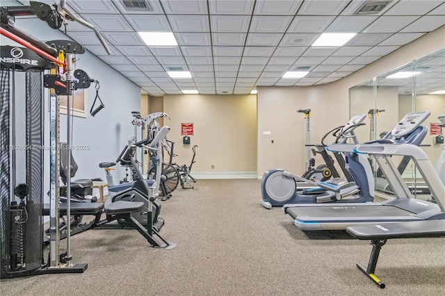 1100 Colony Point Cir Unit 504, Pembroke Pines, FL 33026 - exercise room with carpet