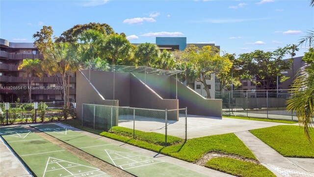 1100 Colony Point Cir Unit 504, Pembroke Pines, FL 33026 - view of home's community featuring shuffleboard