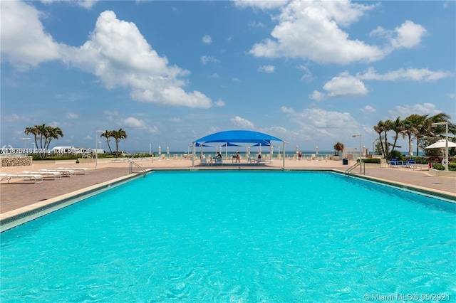 3180 S Ocean Dr Unit 209, Hallandale Beach, FL 33009 - community pool featuring a gazebo