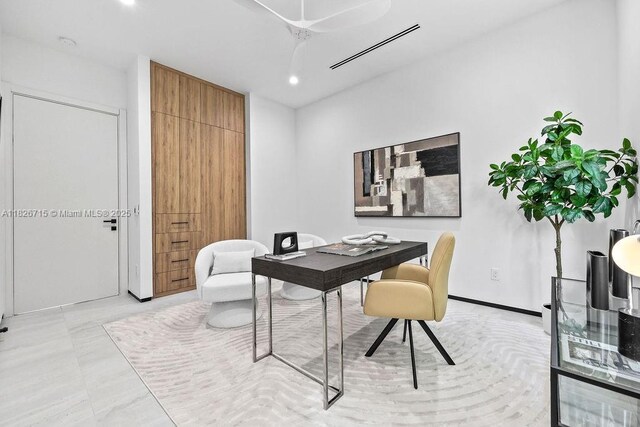1132 SE 6th Ter, Fort Lauderdale, FL 33316 - office area with recessed lighting