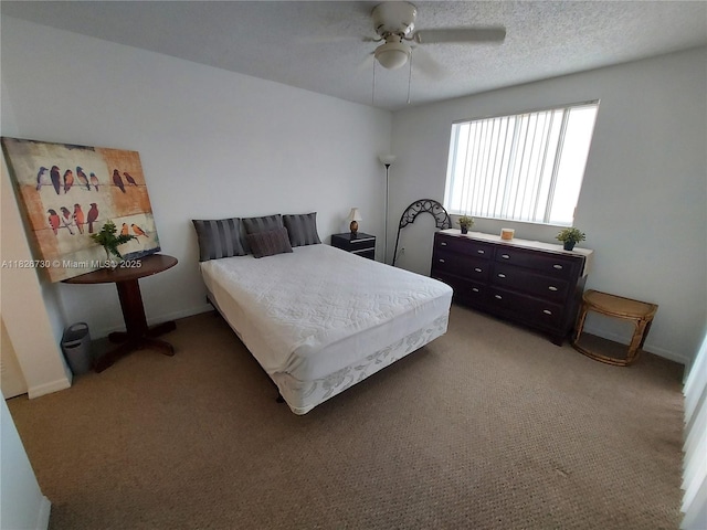 2640 S University Dr Unit 125, Davie, FL 33328 - bedroom featuring carpet and a ceiling fan