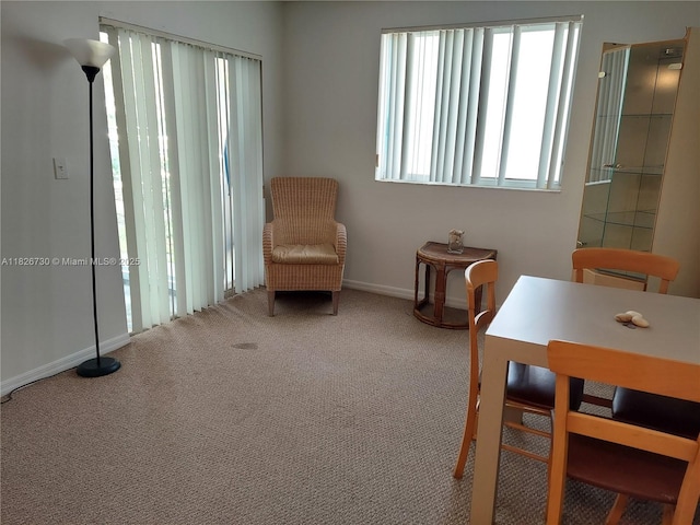 2640 S University Dr Unit 125, Davie, FL 33328 - sitting room featuring baseboards and carpet flooring