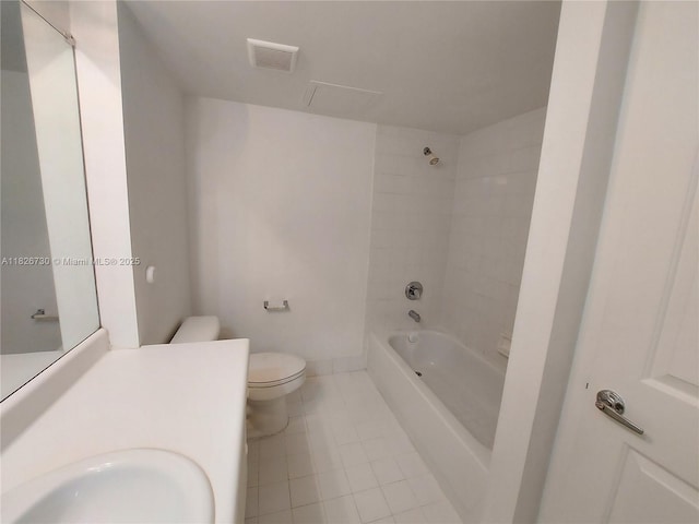 2640 S University Dr Unit 125, Davie, FL 33328 - bathroom featuring tile patterned floors,  shower combination, and vanity