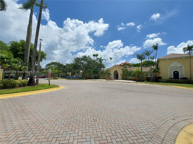 2640 S University Dr Unit 125, Davie, FL 33328 - view of decorative street with curbs and street lighting