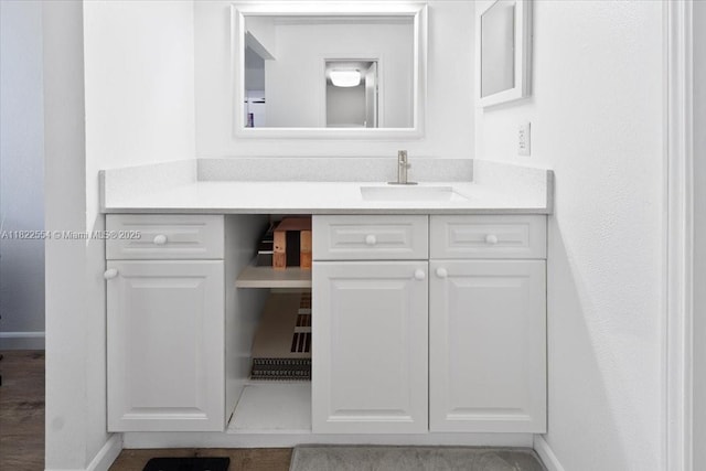 9481 Evergreen Pl Unit 206, Davie, FL 33324 - bathroom featuring baseboards and vanity