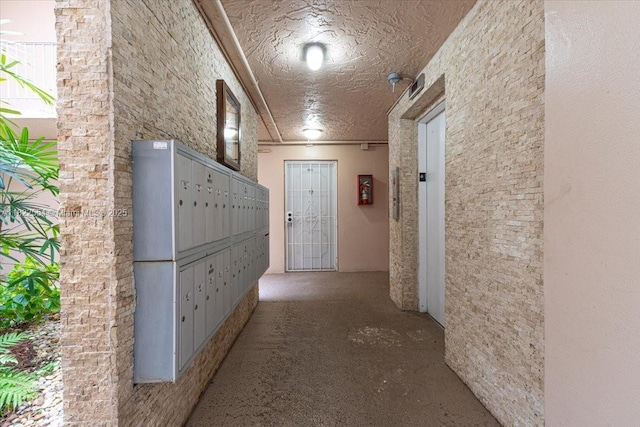 9481 Evergreen Pl Unit 206, Davie, FL 33324 - corridor with mail area
