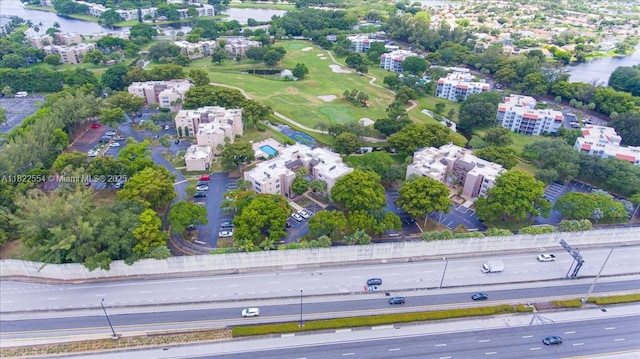 9481 Evergreen Pl Unit 206, Davie, FL 33324 - bird's eye view of a large body of water and a golf club
