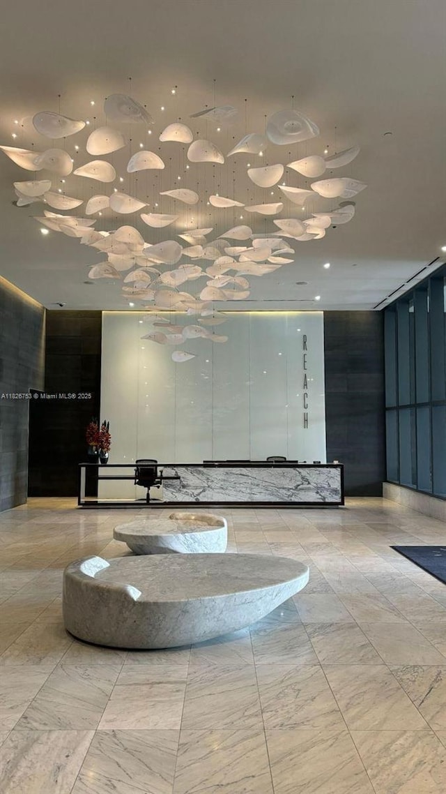 68 SE 6th St Unit 2804, Miami, FL 33131 - lobby featuring recessed lighting