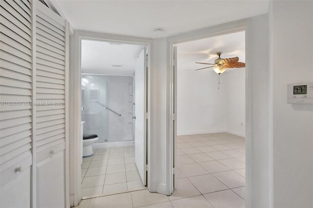 13800 SW 5th Ct Unit 101M, Pembroke Pines, FL 33027 - corridor with light tile patterned floors