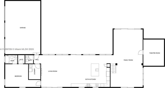 1009 NE 104th St, Miami Shores, FL 33138 - view of home floor plan