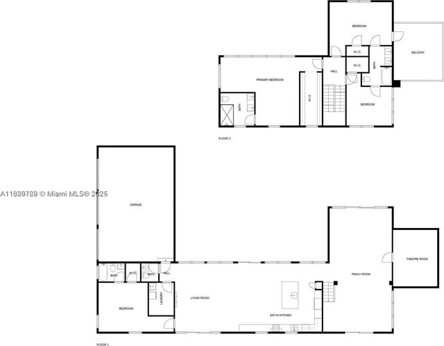 1009 NE 104th St, Miami Shores, FL 33138 - view of floor plan / room layout