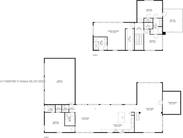 1009 NE 104th St, Miami Shores, FL 33138 - view of property floor plan