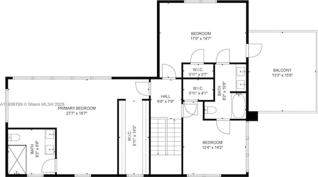 1009 NE 104th St, Miami Shores, FL 33138 - view of floor plan / room layout
