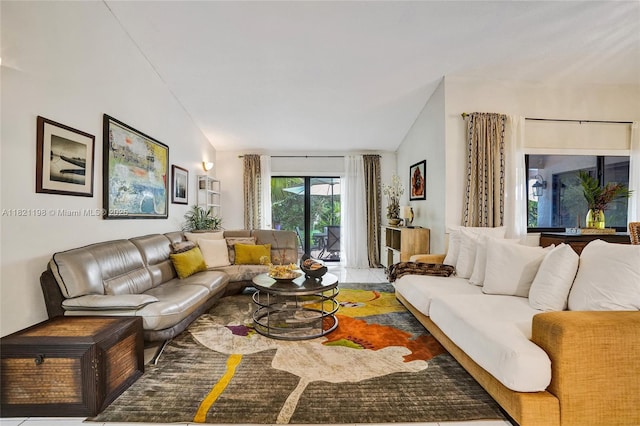 10030 SW 8th St, Pembroke Pines, FL 33025 - living room with lofted ceiling