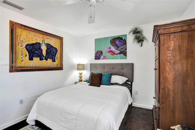 10030 SW 8th St, Pembroke Pines, FL 33025 - bedroom featuring baseboards and ceiling fan