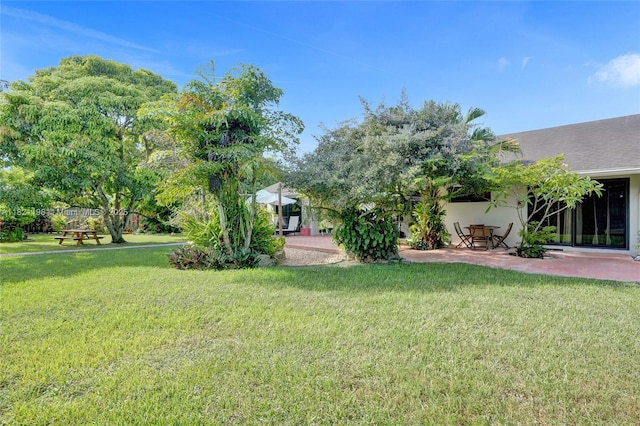 10030 SW 8th St, Pembroke Pines, FL 33025 - view of grassy yard with a patio area