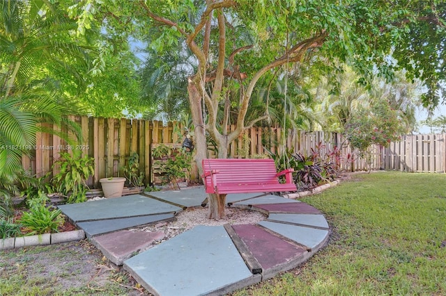 10030 SW 8th St, Pembroke Pines, FL 33025 - fenced backyard featuring a patio