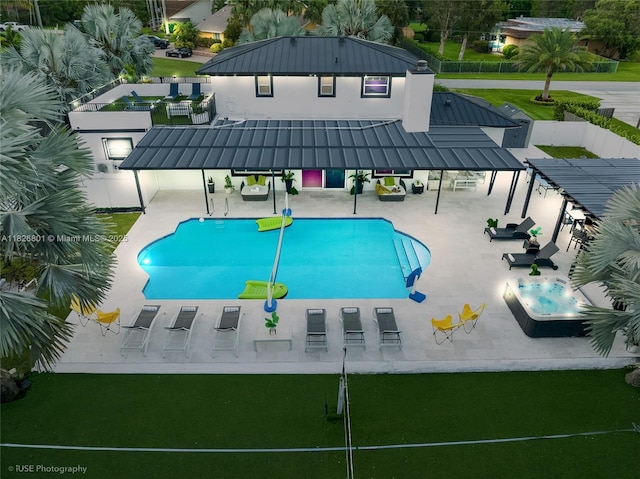 12220 Tara Dr, Plantation, FL 33325 - view of swimming pool with a patio area