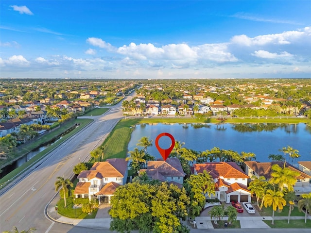 6425 SW 164th Ave, Miami, FL 33193 - aerial perspective of suburban area featuring a large body of water