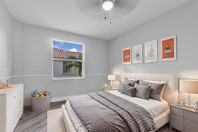 6425 SW 164th Ave, Miami, FL 33193 - bedroom featuring light wood-style floors and a ceiling fan