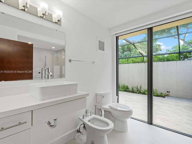 8075 SW 86th Ter, Miami, FL 33143 - bathroom with a bidet and vanity