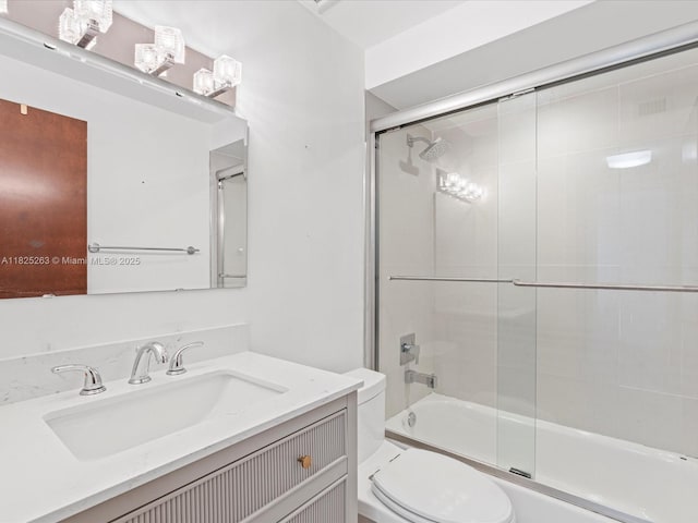8075 SW 86th Ter, Miami, FL 33143 - bathroom with bath / shower combo with glass door and vanity