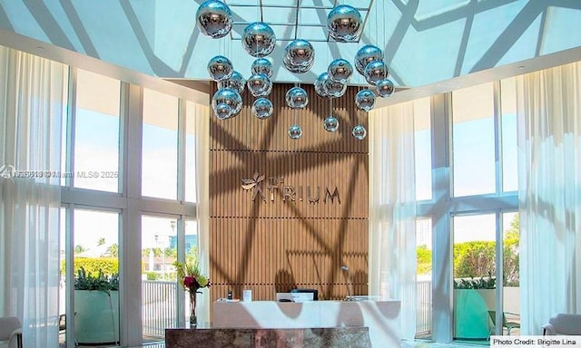 3131 NE 188th St Unit 2-605, Aventura, FL 33180 - reception with a high ceiling
