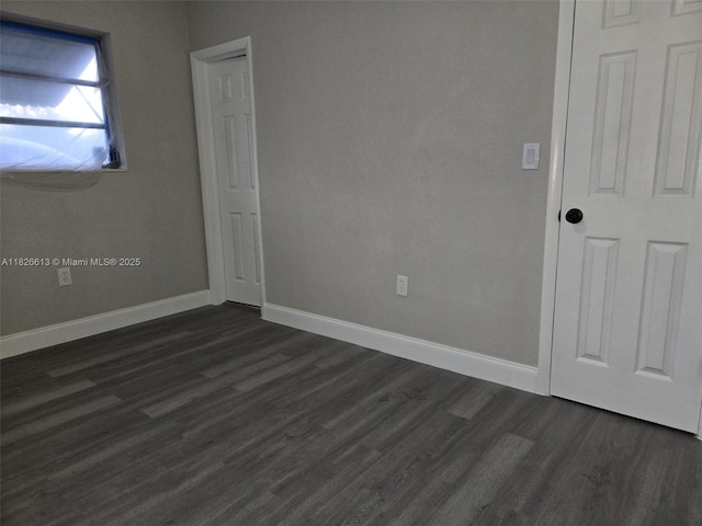 7600 Simms St, Hollywood, FL 33024 - spare room featuring dark wood-style flooring
