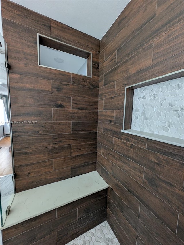 335 SW 183rd Way, Pembroke Pines, FL 33029 - full bathroom featuring a sauna and tiled shower